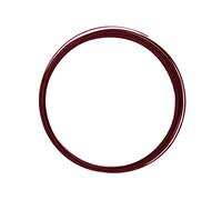 Vaessen Creative Fil Aluminium Plat 5 m x 1 mm x 3,5 mm - Fil Métallique Oxblood (Rouge) - Fil de Fer Souple pour Loisirs Créatifs, Perlage et Fabrication de Bijoux
