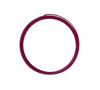 Vaessen Creative Fil Aluminium Plat et Strié 5 m x 1 mm x 5 mm - Fil Métallique Strong Pink (Rose) - Fil de Fer Souple pour Loisirs Créatifs, Perlage et Fabrication de Bijoux