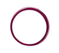 Vaessen Creative Fil Aluminium Plat - Rose - 5 m x 3,5 mm x 1 mm - Souple - Strong Pink - pour Loisirs Créatifs, Perlage et Bijoux
