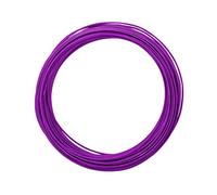 Vaessen Creative Fil Aluminium Rond 30 m x 2 mm - Fil Métallique Lavender (Violet) - Fil de Fer Souple pour Loisirs Créatifs, Perlage et Fabrication de Bijoux