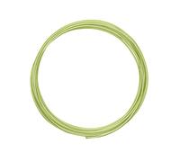 Vaessen Creative Fil Aluminium Strié Rond - Vert Menthe - 5 m x 2 mm - Souple - pour Loisirs Créatifs, Perlage et Bijoux