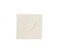 Vaessen Creative Florence Enveloppes, Petit Carré, Ivoire, pour Cartes, Ensemble de 5, Cartes Assorties Disponibles