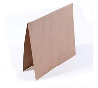 Vaessen Creative Florence Grandes Cartes Carrées, Ensemble de 25, Marron Kraft, Enveloppes Assorties Disponibles