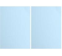 vaessen creative Florence Papier Cartonné, Bleu (Glacier), 216g, A4, 10 Feuilles, Surface Texturée, pour Peindre, Scrapbooking et plus, Taille Unique (Lot de 2)