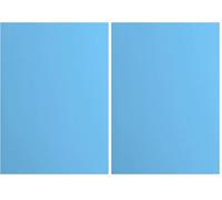 vaessen creative Florence Papier Cartonné, Bleu (Rivière), 216g, 10 Feuilles, Surface Lisse, pour Peindre, Scrapbooking et plus, DIN A4 (Lot de 2)