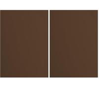 vaessen creative Florence Papier Cartonné, Brun (Noisette) 216g, 10 Feuilles, Surface Texturée, pour Peindre, Scrapbooking et Plus, Marron, DIN A4 (Lot de 2)