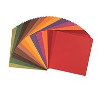 vaessen creative Florence Papier Cartonné, Couleurs Automne, 216g, 30,5 x 30,5 cm, 12x5 Feuilles, Surface Lisse, pour Peindre, Scrapbooking, Cartographie, Perforatrice et Plus, Multi