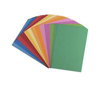 vaessen creative Florence Papier Cartonné, Couleurs Primaires, 216g, 12x5 Feuilles, Surface Lisse, pour Peindre, Scrapbooking, Cartographie, Perforatrice et Plus, Multi, DIN A4