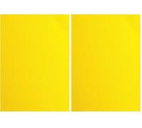 vaessen creative Florence Papier Cartonné, Jaune (Citron), 216g, A4, 10 Feuilles, Surface Texturée, pour Peindre, Scrapbooking et plus, Taille Unique (Lot de 2)