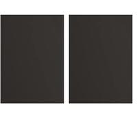 vaessen creative Florence Papier Cartonné, Noir, 216g, A4, 10 Feuilles, Surface Texturée, pour Peindre, Scrapbooking et plus, Taille Unique (Lot de 2)