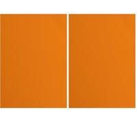 vaessen creative Florence Papier Cartonné, Orange (Mandarine), 216g, 10 Feuilles, Surface Texturée, pour Peindre, Scrapbooking et plus, DIN A4 (Lot de 2)
