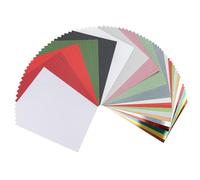 Vaessen Creative Florence Papier Cartonné Rugueux, Pailleté, Métallique, Perle - A4 - Noël - 75 feuilles - 201/216 g/m² - pour Scrapbooking, Carterie, Perforation et Faire Part de Mariage
