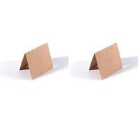 Vaessen Creative Florence Petites Cartes Carrées, Ensemble de 25, Marron Kraft, Enveloppes Assorties Disponibles (Lot de 2)