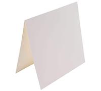 Vaessen Creative Florence Petites Cartes Carrées, Ensemble de 25, Marron Kraft, Enveloppes Assorties Disponibles