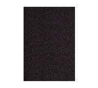 Vaessen creative Foam 2mm A4 10pcs Glitter zwart, Noir