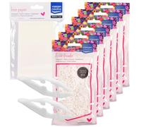 Vaessen Creative Kit Perles Blanches 6600 Pièces - Maxi Pack avec Papier à Repasser et Pinces pour Loisirs Créatifs, Créations DIY, Bijoux, Porte-Clés et Décorations, Blanc, Divers