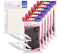 Vaessen Creative Kit Perles Noires 6600 Pièces - Maxi Pack avec Papier à Repasser et Pinces pour Loisirs Créatifs, Créations DIY, Bijoux, Porte-Clés et Décorations, Divers