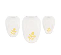 Vaessen Creative Lot Perforatrices 3 pcs-Feuilles-Ø 12, 19 et 37 mm-Matériel Scrapbooking pour Papier & Loisirs Créatifs, Or-Blanc, Set de 3 Pièces