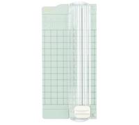 Vaessen Creative 2137-062 Mini Massicot, 6,5 x 15,3 cm, Petit Outil pour Créer des Cartes et Loisirs Créatifs avec Papier, Verte Menthe