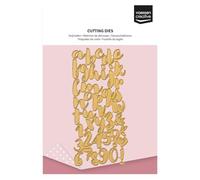 Vaessen Creative Matrices de Découpe - Alphabet - 42 Pcs de 1 x 2 cm - Cutting Dies pour Mini Machine - Scrapbooking Matériel et Accessoires pour Loisirs Créatifs & Cartes