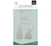 Vaessen Creative Matrices de Découpe et de Gaufrage - Ferme - 8 Cutting Dies - Scrapbooking Matériel et Accessoires pour Cartes