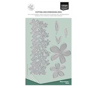 Vaessen Creative Matrices de Découpe et de Gaufrage - Fleurs (Bloom) - 6 Cutting Dies - Scrapbooking Matériel et Accessoires pour Cartes