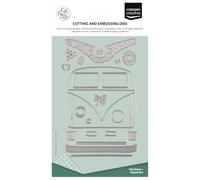 Vaessen Creative Matrices de Découpe et Gaufrage - Bus Hippie Noël - 21 pcs