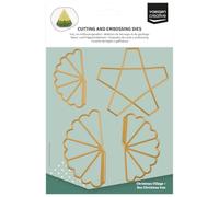 Vaessen Creative Matrices de Découpe & Gaufrage 4pcs - Boîte Sapin de Noël