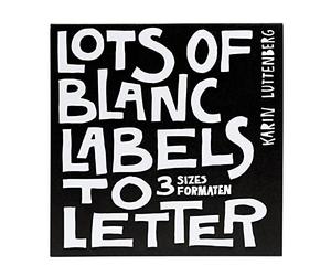 Vaessen Creative Paperfuel Paper Pad Lots of Blanc Labels, d'Étiquettes Blanches, pour la Création de Cartes, Scrapbooking et Autres Papercrafts, Carton, White, Taille unique