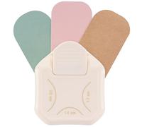 Vaessen Creative Perforatrice de coins 3-en-1 Grande - 14/17/20 mm Blanc/Rose