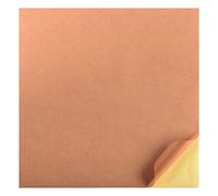 Vaessen Creative Papier Adhésif Kraft, Carré, 30,5 x 30,5 cm, Brun, 120g, 10 Feuilles, pour Loisirs Créatifs, Scrapbooking et Handlettering