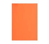 Vaessen Creative Papier Mousse - A4 - 2 mm - 10 feuilles - Orange Fluo - Plaque Mousse Couleur - Fournitures de Loisirs Créatifs - Plaque Caoutchouc