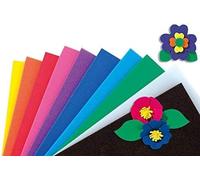 Vaessen Creative Papier Mousse - A4 - 2 mm - 10 feuilles - Rose Fluo - Plaque Mousse Couleur - Fournitures de Loisirs Créatifs - Plaque Caoutchouc