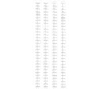 Vaessen Creative Peignes de Reliure à Clic 12 mm Blanc - 4 pcs pour la Relieuse Bind Easy - pour Relier Dossier, Document, Albums et Journaux - Réutilisable, Divers