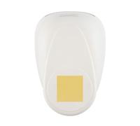 Vaessen Creative Perforatrice Carrée, 6,35 cm, 1 Pièce, jusqu'à 160g, pour Loisirs Créatifs et Scrapbooking, Blanc/Rose, jumbo plus