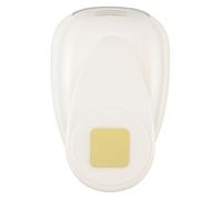 Vaessen Creative Perforatrice Carrée, 5 cm, 1 Pièce, jusqu'à 160g, pour Loisirs Créatifs et Scrapbooking, Métal, Blanc/Rose, jumbo