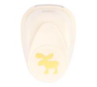 Vaessen Creative Perforatrice à motif élan - 2 x 2,1 cm - Perforatrice pour papier de bricolage, papier d'argile, papier de scrapbooking ou papier de découpage