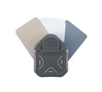 Vaessen Creative d'angle 3 en 1 de 4, 7 et 10 mm-Arrondisseur de Coins, Perforateur et Scrapbooking Matériel pour Papier Dessin, Bullet Journaling et Cartes-Gris Foncé (Graphite)