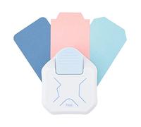 Vaessen Creative Perforatrice d'Angle - Arrondisseur de Coins 3 en 1 - pour Journal, Projets DIY, Papier Scrapbooking, Bullet Journaling, Cartes de Vœux, Plastique Fou, Étiquettes, Décoration