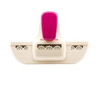 Vaessen creative Perforatrice de Bordure, Fleur 1, Pour Projets DIY, Scrapbooking, Création de Cartes et Plus, Blanc, 16 x 10 x 6 cm