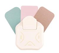 Vaessen Creative Perforatrice de Papier, 3 en 1, Coins Arrondis, Pour Projets DIY, Scrapbooking, Création de Cartes et Plus, Blanc, 4-7-10mm