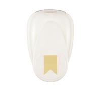Vaessen Creative Perforatrice Drapeau, 5 cm, 1 Pièce, jusqu'à 160g, pour Loisirs Créatifs et Scrapbooking, Blanc/Rose, jumbo
