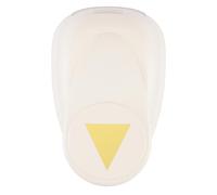 Vaessen Creative Perforatrice Drapeau Triangle, 5 cm, 1 Pièce, jusqu'à 160g, pour Loisirs Créatifs et Scrapbooking, Métal, Blanc/Rose, jumbo