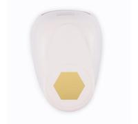 Vaessen Creative Perforatrice Hexagone - 5.5 x 6.3 cm - pour Projets DIY, Papier Scrapbooking, Plastique Fou, Bullet Journaling, Cartes de Vœux, Papier Découpage, Étiquettes, Décorations