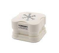 Vaessen Creative Perforatrice Magnétique - Flocon de Neige 3,4 x 3,4 cm - pour Scrapbooking, Papier, Cartes et Loisirs Créatifs