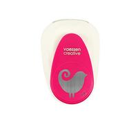Vaessen Creative Perforatrice Oiseau - 3.3 x 3.4 cm - pour Projets DIY, Papier Scrapbooking, Plastique Fou, Bullet Journaling, Cartes de Vœux, Papier Découpage, Étiquettes, Décorations
