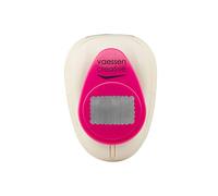 Vaessen Creative Perforatrice Rectangle Dentelé, 2,5 cm, 1 Pièce, jusqu'à 160g, pour Loisirs Créatifs et Scrapbooking, Blanc/Rose, medium