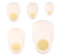 Vaessen Creative Perforatrices Cercle - Lot de 5 Pcs - pour Projets DIY, Papier Scrapbooking, Bullet Journaling, Cartes de Vœux, Papier Découpage, Étiquettes, Décorations