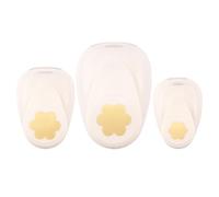 Vaessen Creative Perforatrices Fleur - Lot de 3 Pcs - pour Projets DIY, Papier Scrapbooking, Bullet Journaling, Cartes de Vœux, Papier Découpage, Étiquettes, Décorations