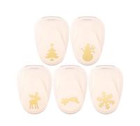 Vaessen Creative Perforatrices Sapin de Noël, Étoile Filante, Flocon de Neige, Bonhomme de Neige, Renne - Noël - Lot de 5 Pcs - pour Projet DIY, Scrapbooking, Bullet Journaling, Carte, Décoration
